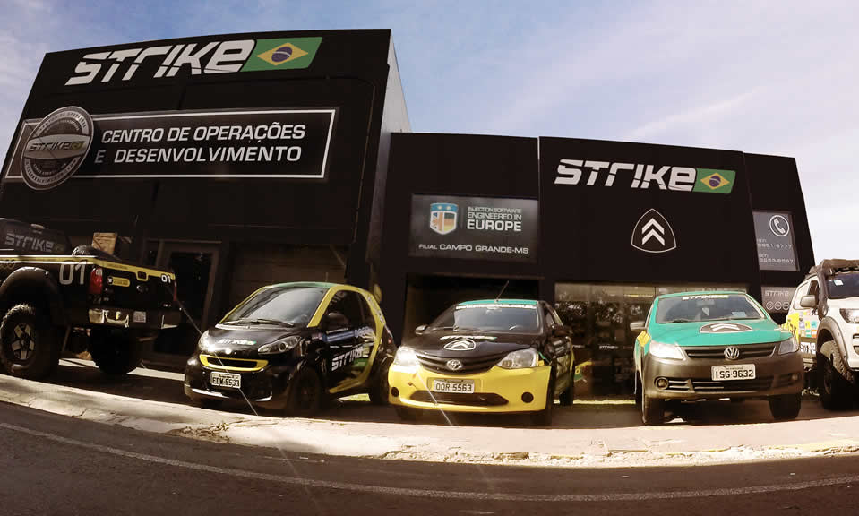 Fachada Centro de Operações e Desenvolvimento Strike Brasil - Campo Grande MS